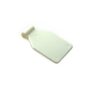 Slatwall Price Shield Plastic White per Tego Slatwall Hook Double Closed (Art. 4629 4630)