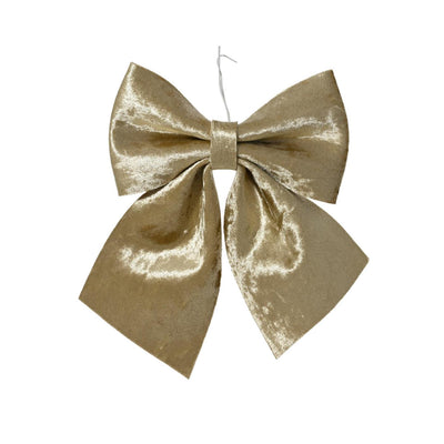 Decoris lazo dorado juego de 2 piezas 12x13cm