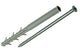 Mack 1019931 - tapón de bastidor largo exp. poliamo. + scr 4uds 10 x 160 mm | 5 piezas