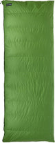 Sacco a pelo estivo in piuma Lowland da esterno - modello coperta - 210 x 80 cm - verde