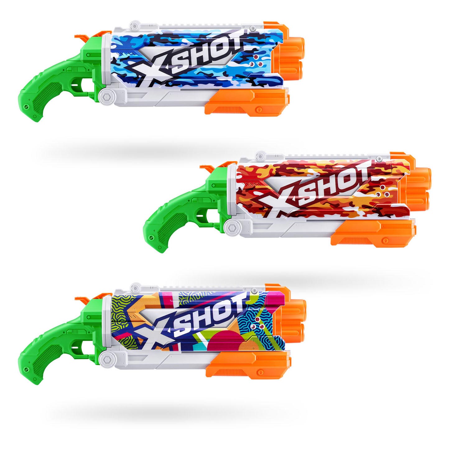 Zuru X-Shot Water Gun Fast Skins Pump Action, 500 ml