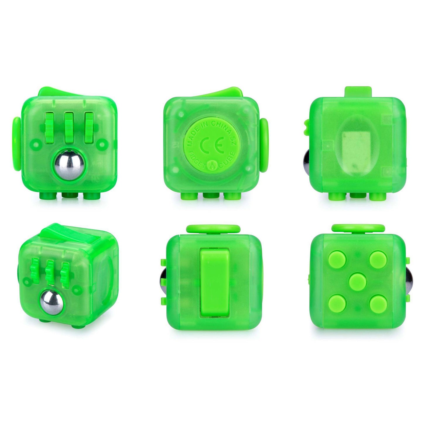 Cubo antiestrés Zuru - verde