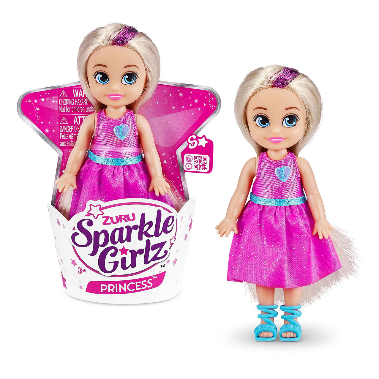 Cupcake de princesa de chicas girlz