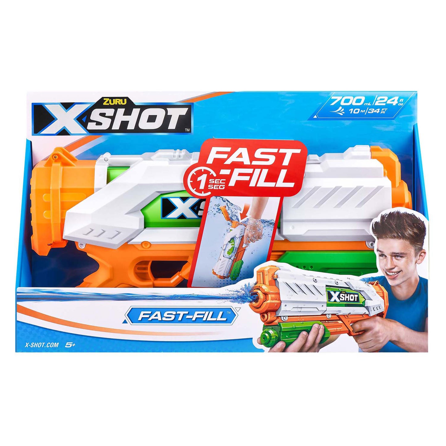 Zuru Zuru X-SHOT Relleno rápido Gun de agua