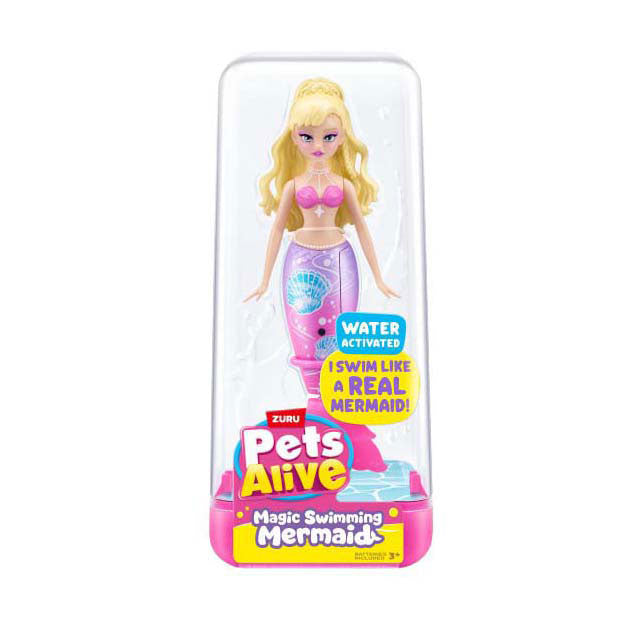 Zuru mascotas sirena nadadora viva
