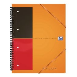 Spiral block oxford a5+ lined orange
