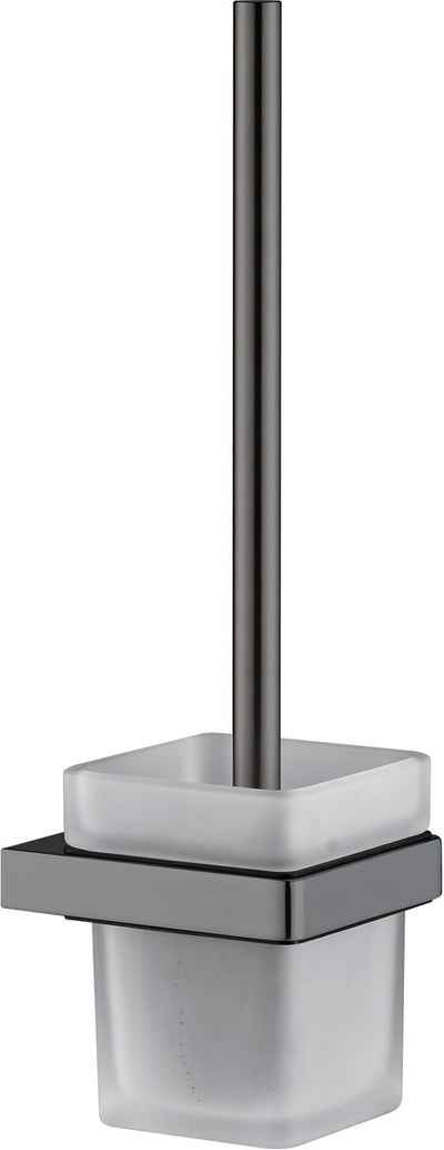 Plieger altea wc borstel met houder – wandmontage – geborsteld gunmetal