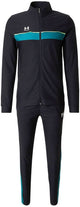 Under armour ua b challenger tracksuit-blk jongens trainingspak - zwart - wit