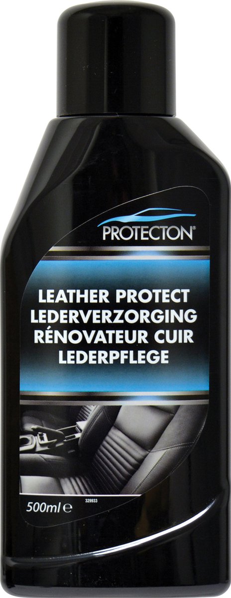 Cuidado del cuero Protecton - para limpiar cuero y cuero artificial - alto poder de limpieza - contra suciedad y manchas - 500ml