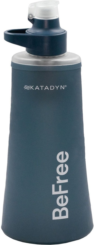 Katadyn befree ac water filter bottle slate blue (1l)