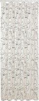 Sealskin mind - tenda da doccia 180x200 cm - peva - bianco e nero