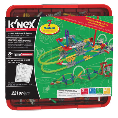 Introducción de K'nex a Simple Machines Wheels Axes PLA inclinado