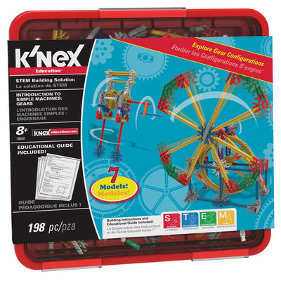 K'nex Bouwset Intro a Simple Machines Gears, 198dlg.