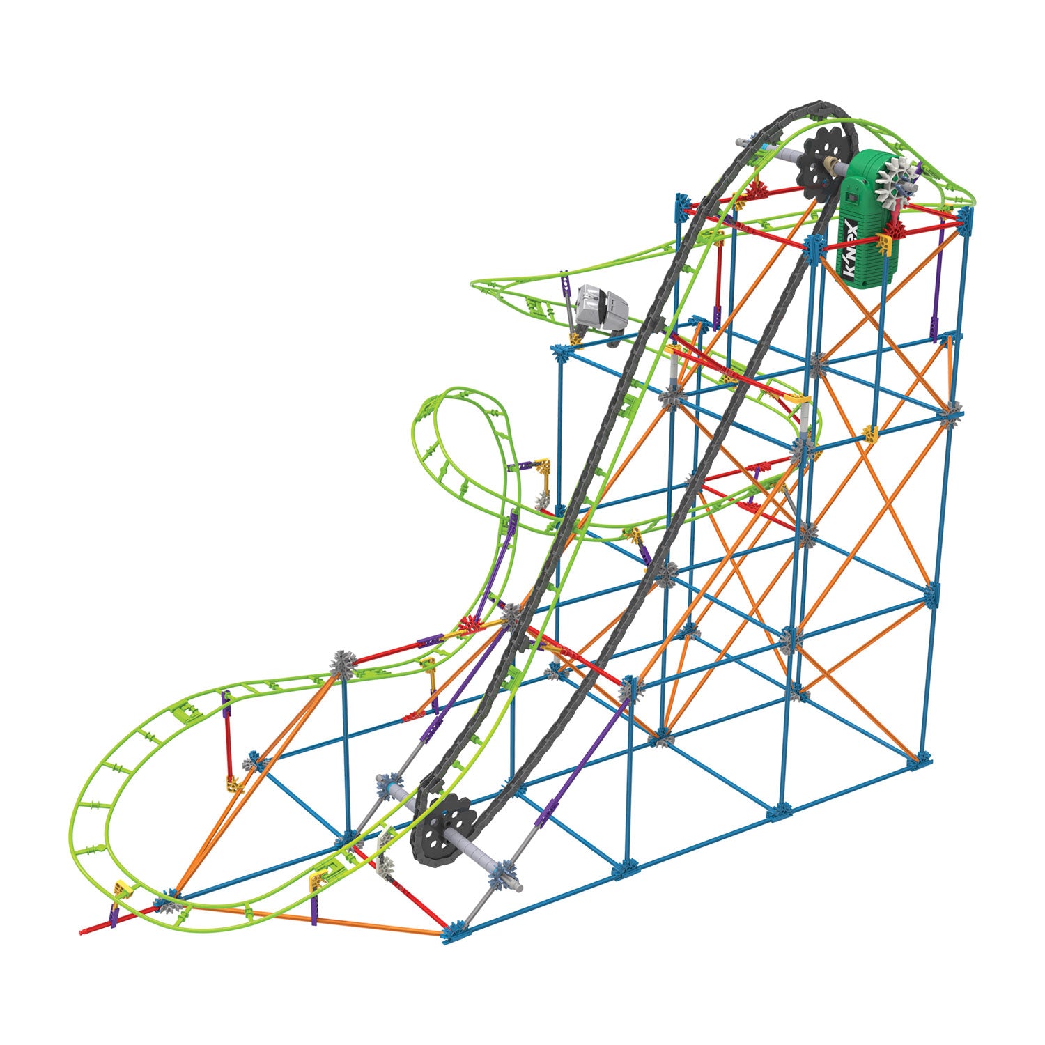 Montaña rusa frenética del tifón K'nex