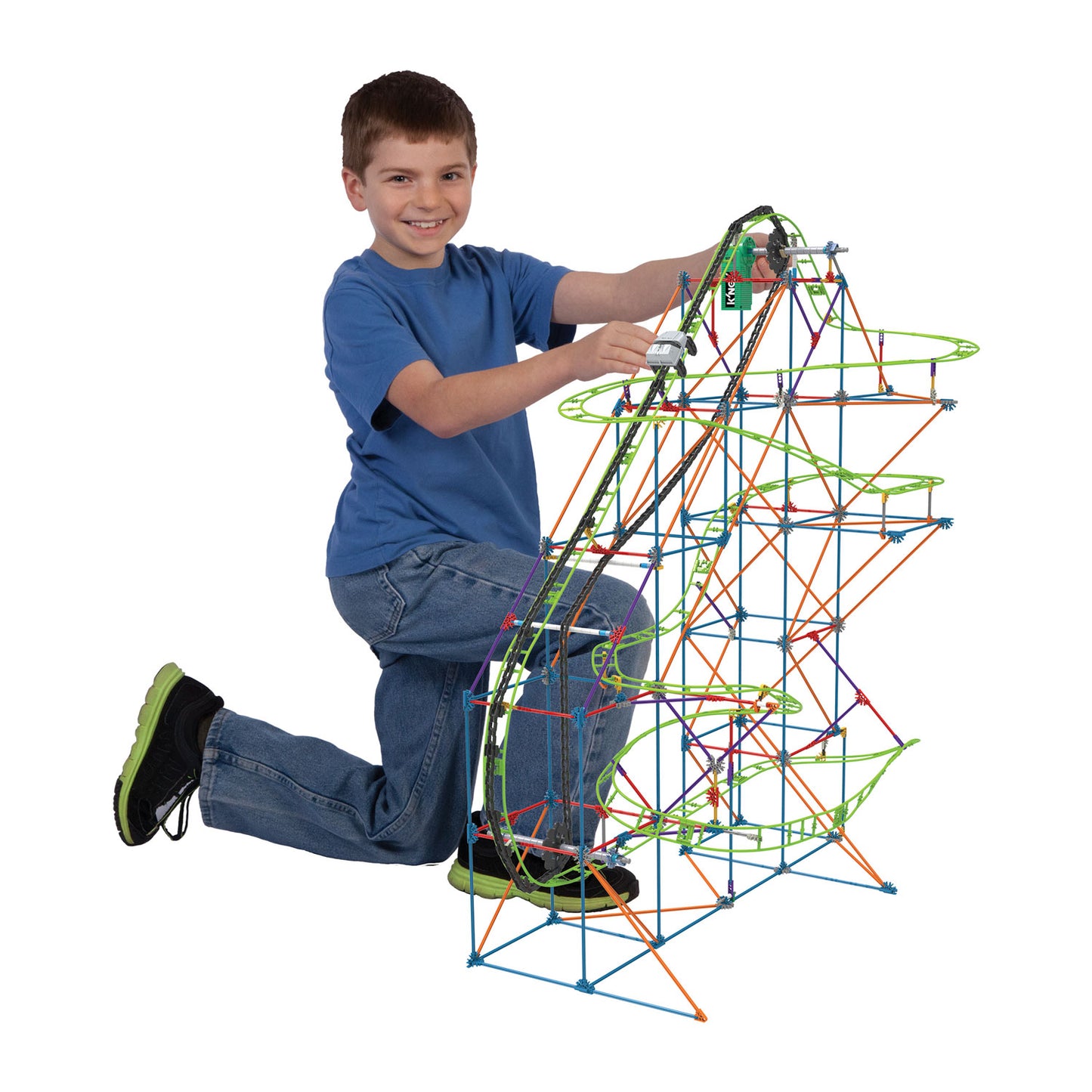 Montaña rusa frenética del tifón K'nex