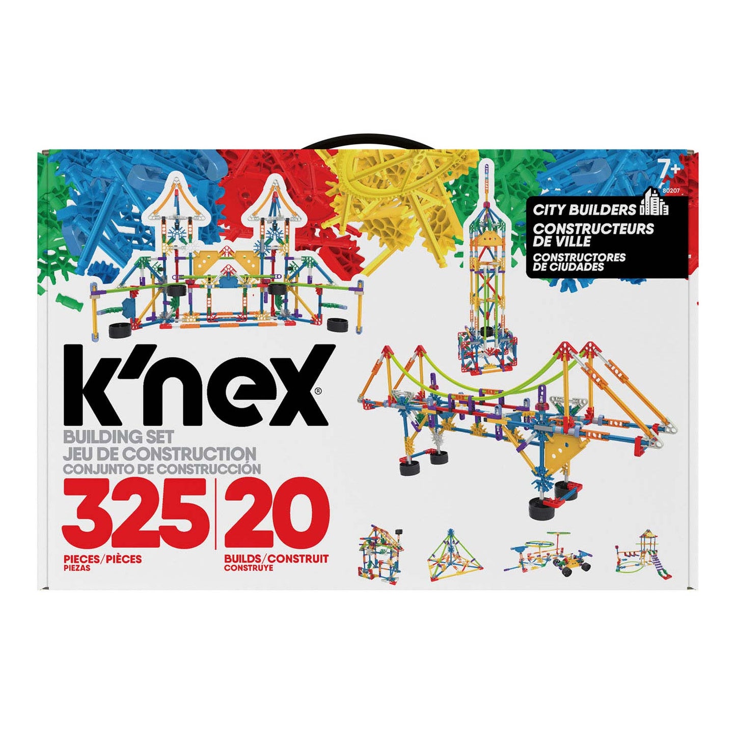 K'NEX K'NEX City Builders 20 Modelos, 325dlg.