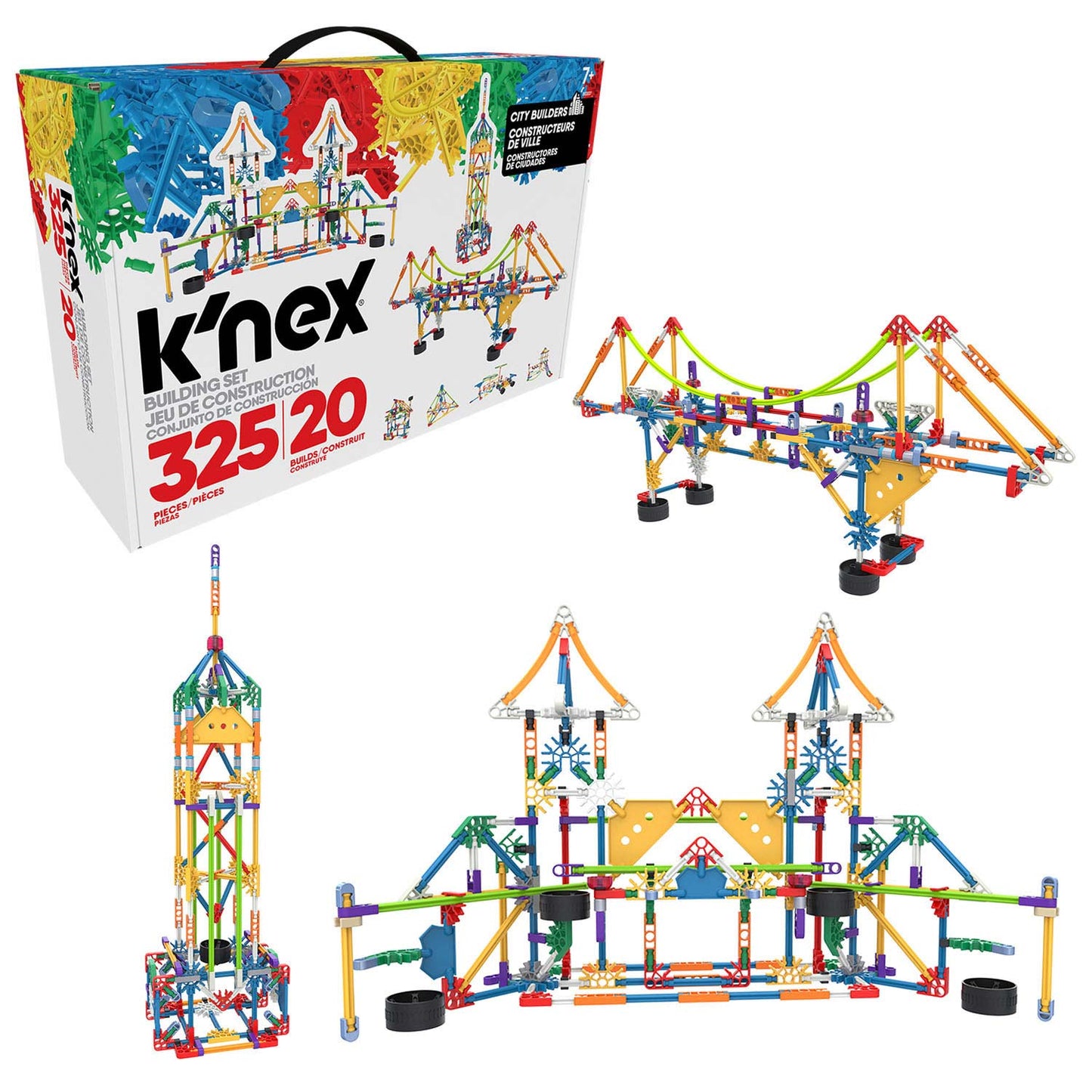 K'NEX K'NEX City Builders 20 Modelos, 325dlg.