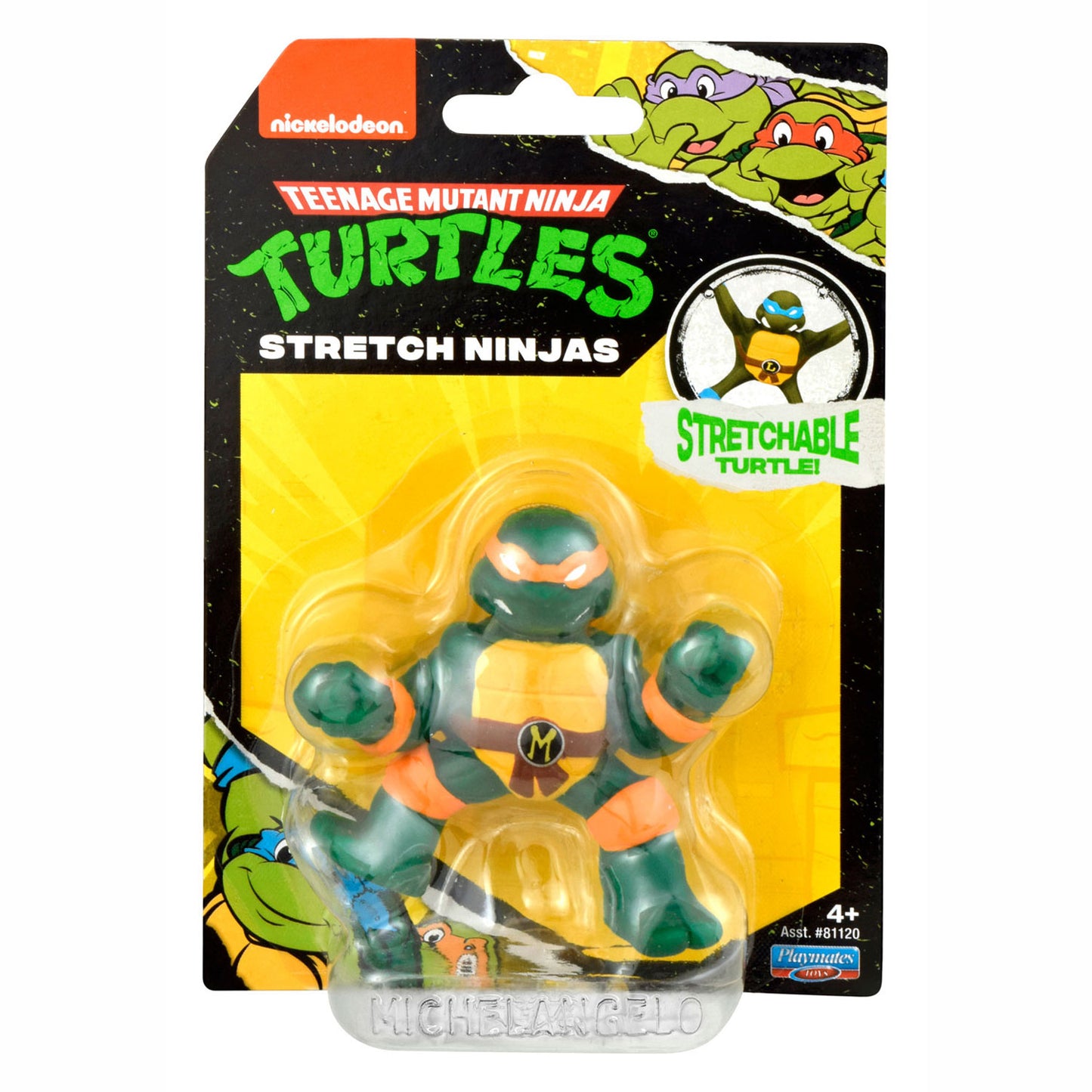 Boti adolescente mutante tortugas ninja strech ninjas michelangelo