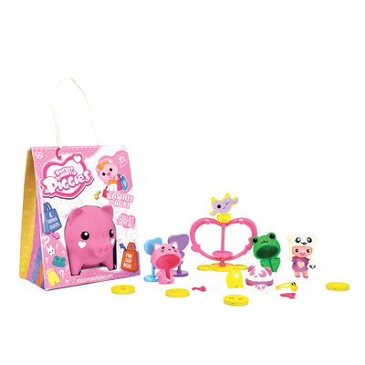 Boti Pockey Money Piggies giocattolo figura con salvadanaio kawaii pack