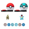 Boti Surprise Attack Game Play Set Set Axew Poke Ball vs Totodile Net Ball