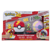 Boti Surprise Attack Game Play Set Pikachu Fast Ball vs Treeeco Gree Ball - afbeelding 1