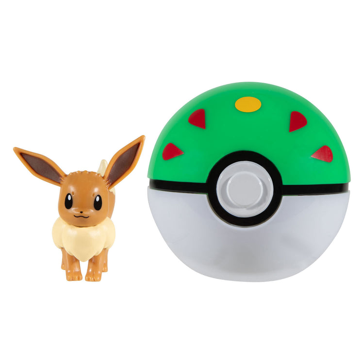 Boti clip 'n' go eevee e amiche set da gioco palla, 2dlg.