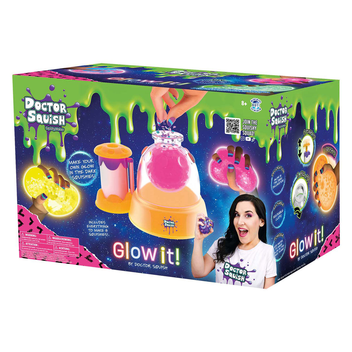 Boti Doctor Squish Squishy Maker Station Neon Edition