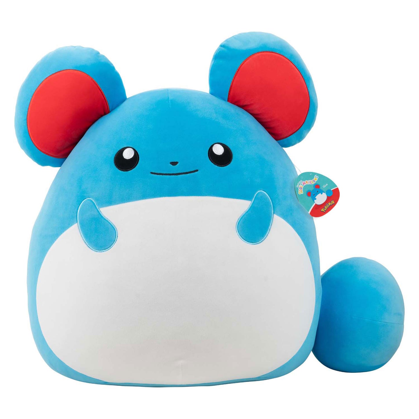 Jazwares Squishmallows Pokemon abbraccio peluche Marill Wave, 50 cm