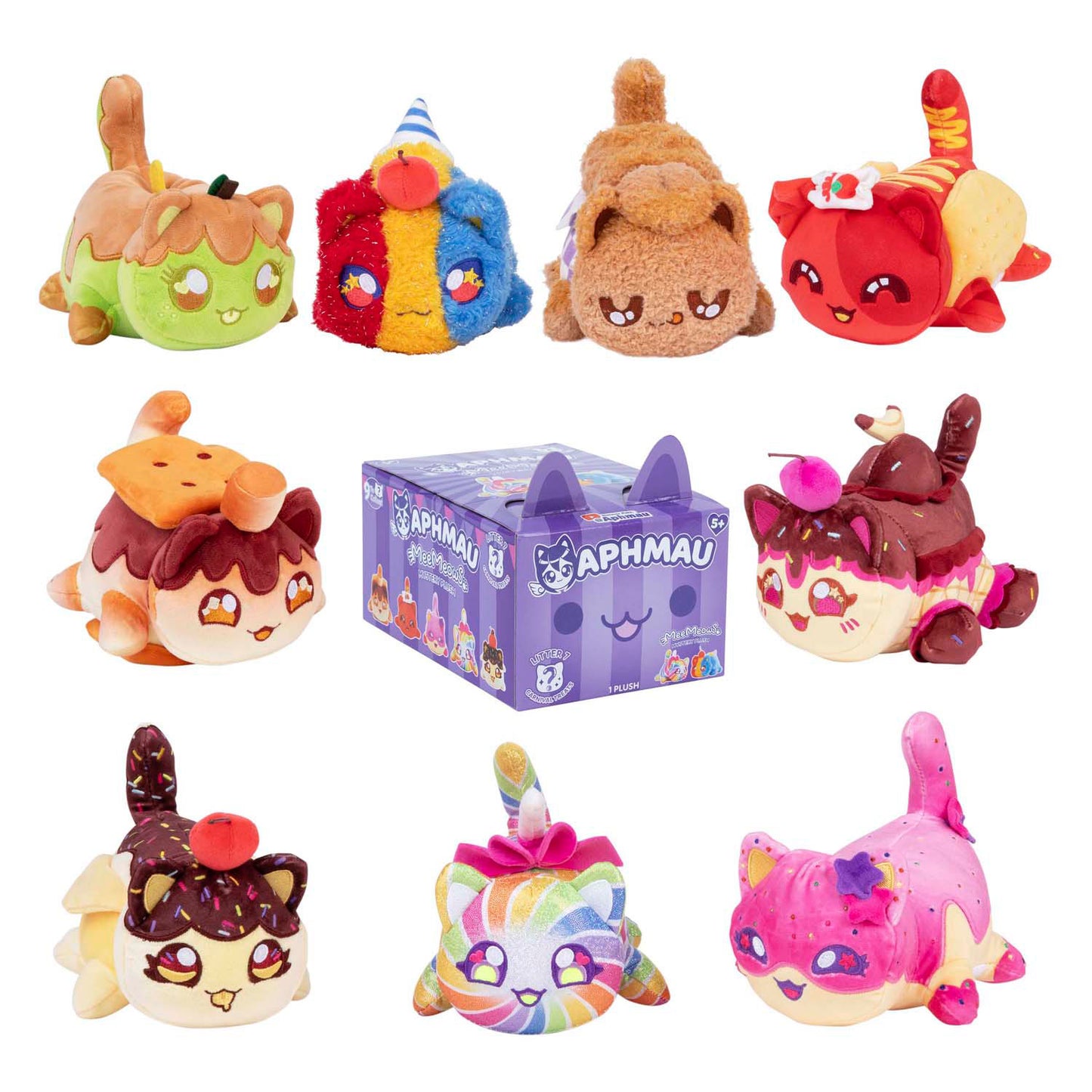 Plush Alhmeu 15 cm Mystery Meemeow Series 7 Carnival Treats