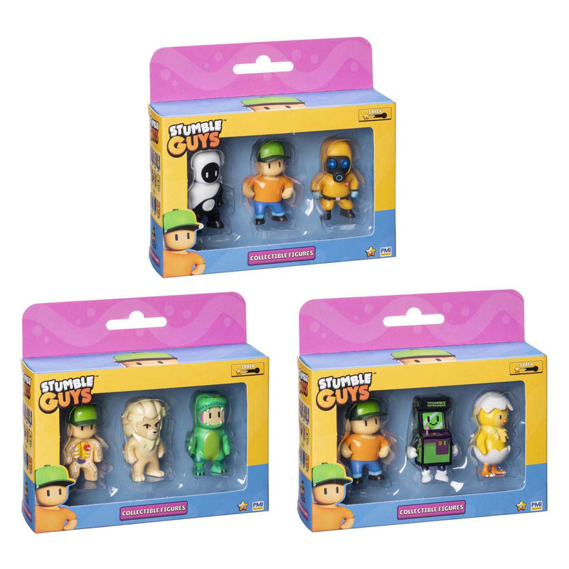 Boti Stumble Guys Active Figures, 3-pack
