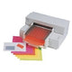 Etichette multifunzionali Herlitz rosso neon 600 pezzi