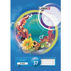 Cuaderno landré a4 azul