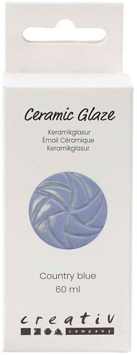 Smalto ceramico Creative Company, 984-1101 °C, opaco, blu country, 60 ml 1 bottiglia