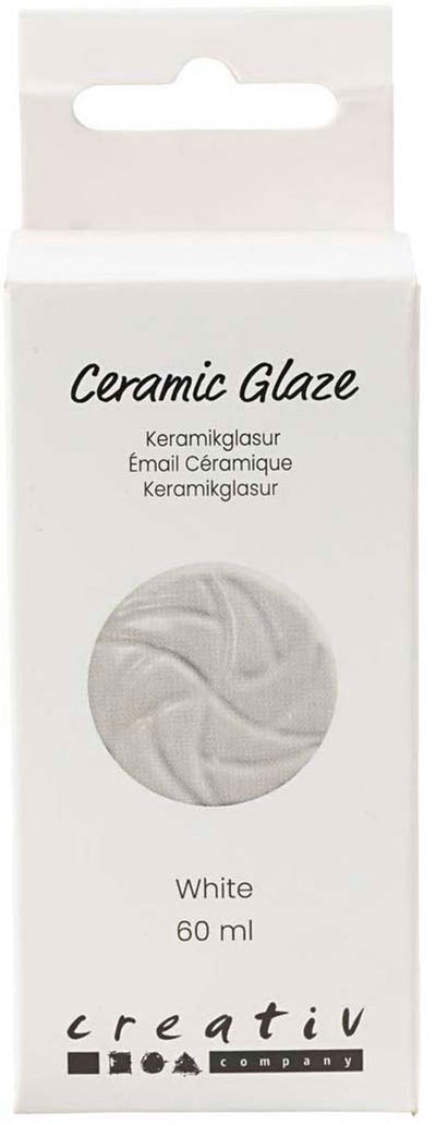 Smalto ceramico Creative Company, 984-1101 °C, opaco, bianco, 60 ml 1 bottiglia