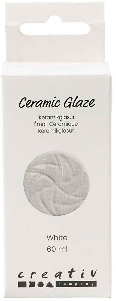 Esmalte cerámico Creativ Company, 984-1101 °c, opaco, blanco, 60 ml 1 botella