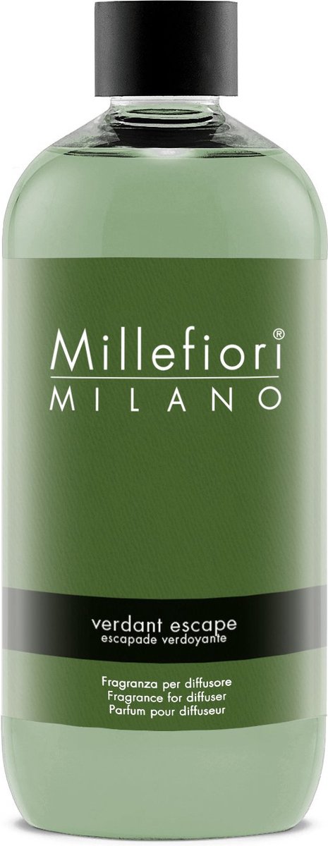 Millefiori milano navulling voor geurstokjes 500 ml - verdant escape