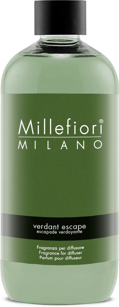 Millefiori Milano ricarica per bastoncini profumati 500 ml - fuga verdeggiante