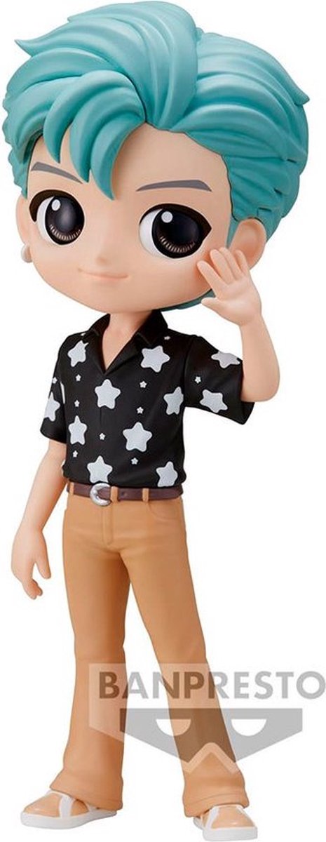 Bandai namco bandai bts tiny tan rm dynamite ver a qposket figura amarilla
