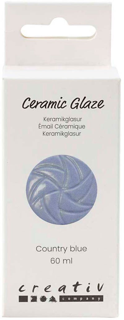 Smalto ceramico Creative Company, 984-1101 °C, opaco, blu country, 60 ml 1 bottiglia