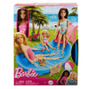 Barbie zwembad met pop