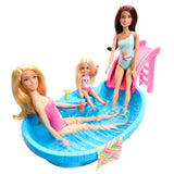 Pop biondo Mattel con piscina e scivolo - afbeelding 2