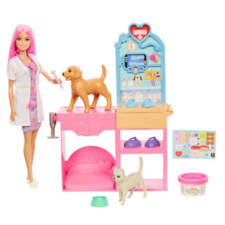 Barbie career pet vet playset