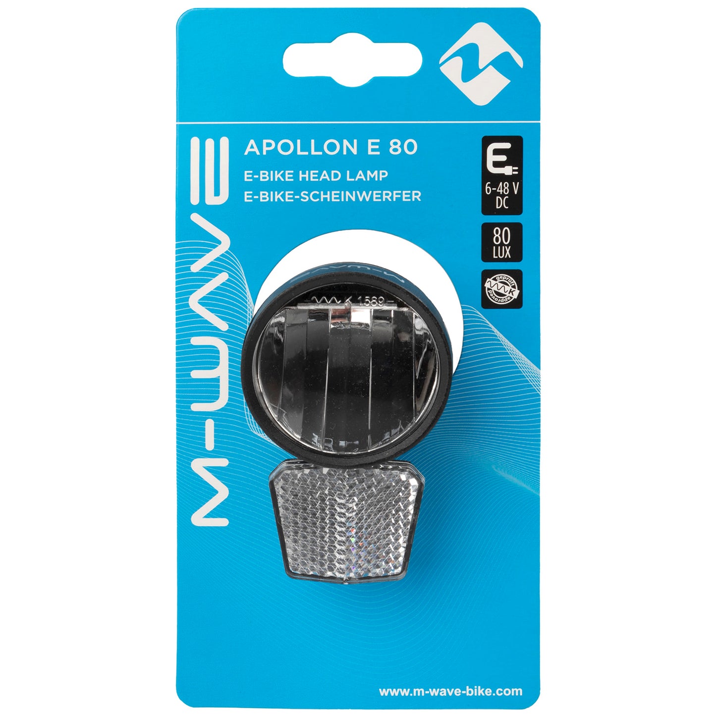 Luce anteriore per bici elettrica M-Wave Apollon E80