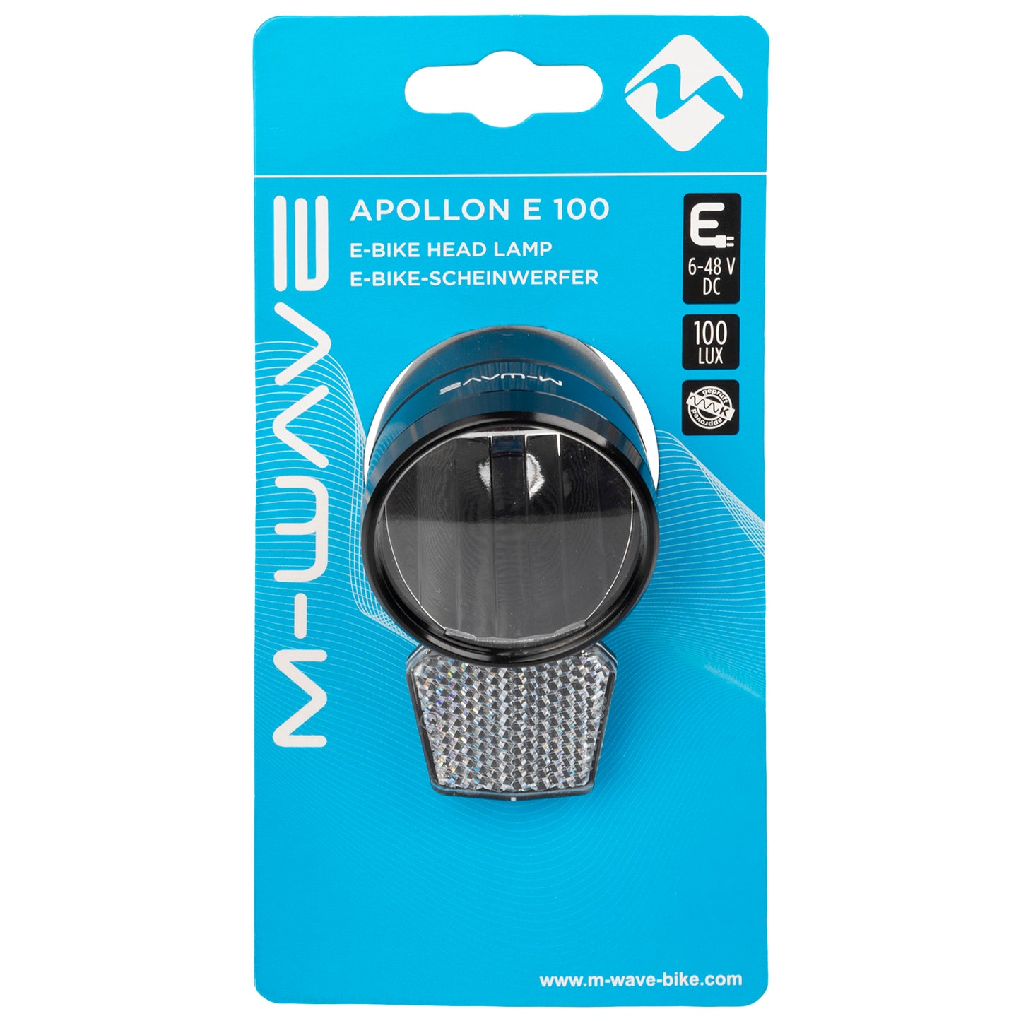 Luce anteriore per bici elettrica M-Wave Apollon E 100