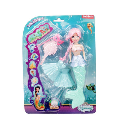 Toi-toys toi giocattoli sirene bambola sirena 21 cm