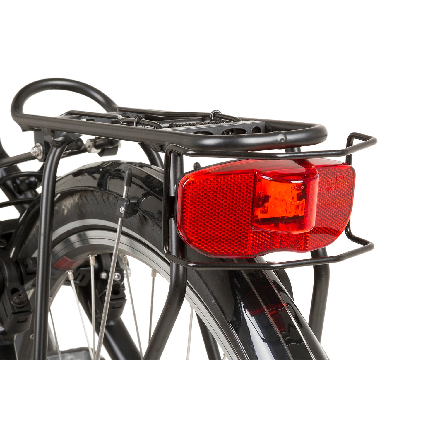 Smart AA battery carrier rear light