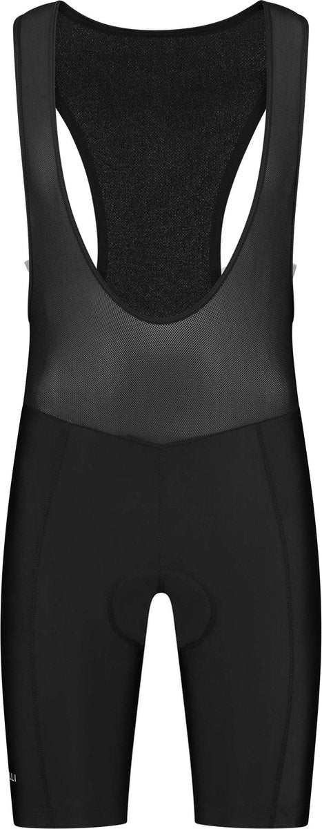 Rogelli econ korte fietsbroek kids - bretels - zwart - 164