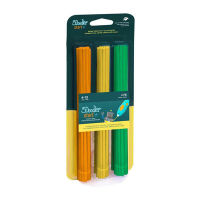 Paquete de recarga Spectron 3doodler start+ - naranja amarillo verde