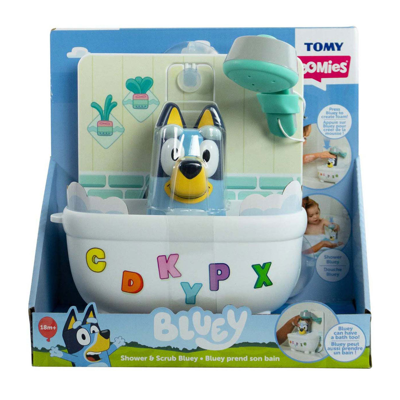 Spectron bluey shower scrub bluey