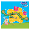 Peppa sfreccia sul set del trenino clic-clac